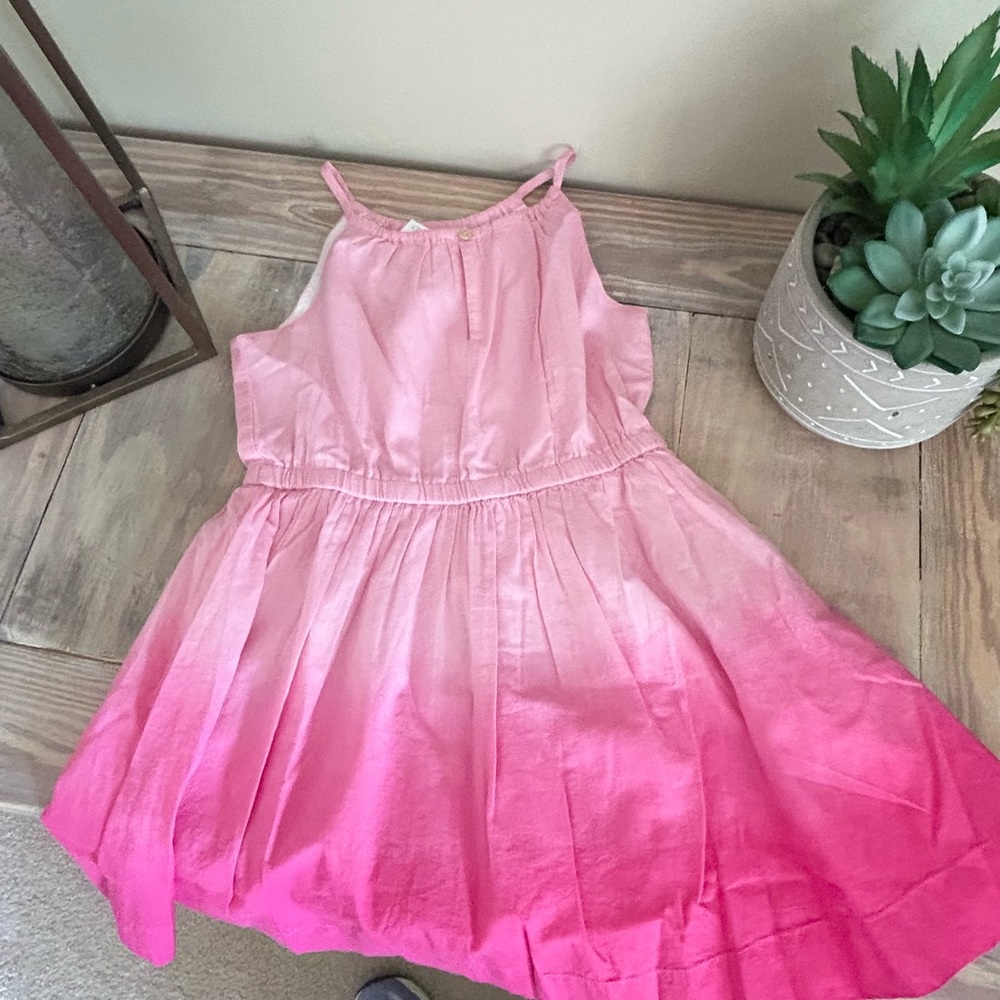 Crewcuts Summer Pink Dip Dye Dress 💕